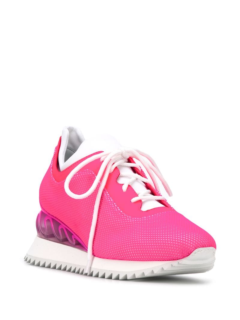 Shop Le Silla Reiko Wave Low-top Sneakers In Pink