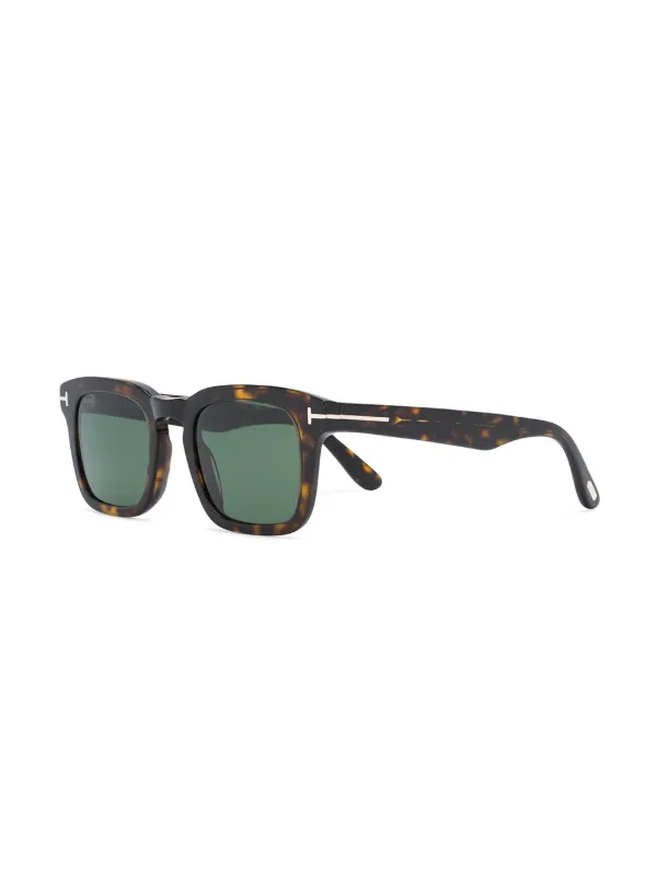 Tom Ford トータスシェル サングラス TOM FORD Eyewear Tortoiseshell square-frame Sunglasses