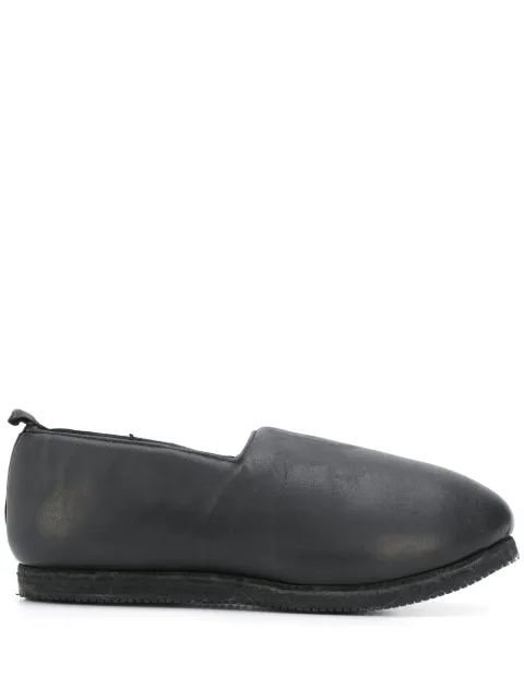 Guidi plain chunky-style loafers
