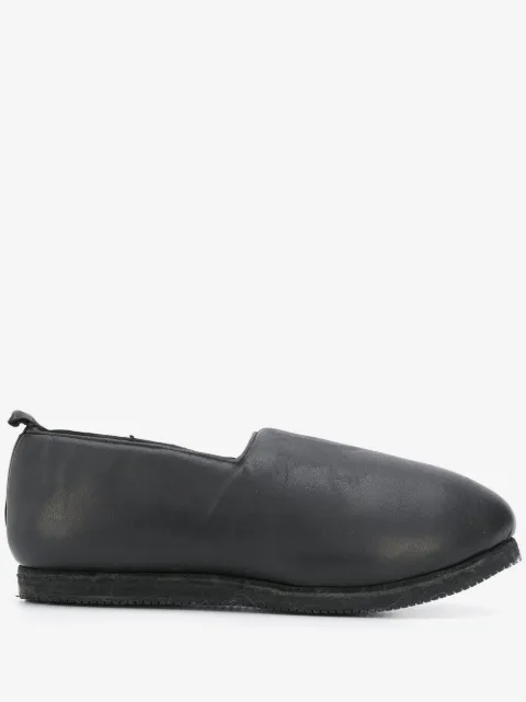 Guidi plain chunky-style loafers