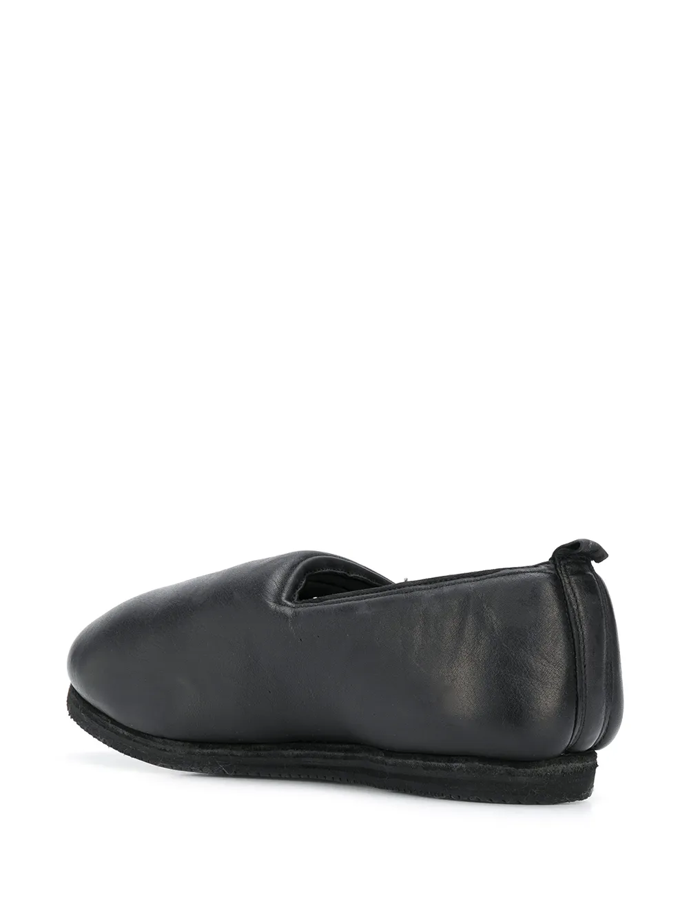 Guidi plain chunky-style loafers BALCK