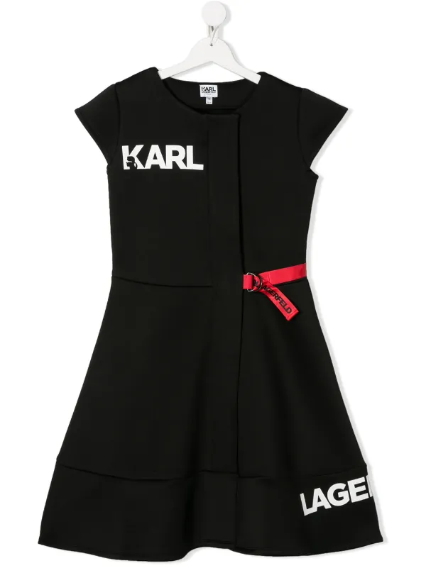 black dress karl lagerfeld
