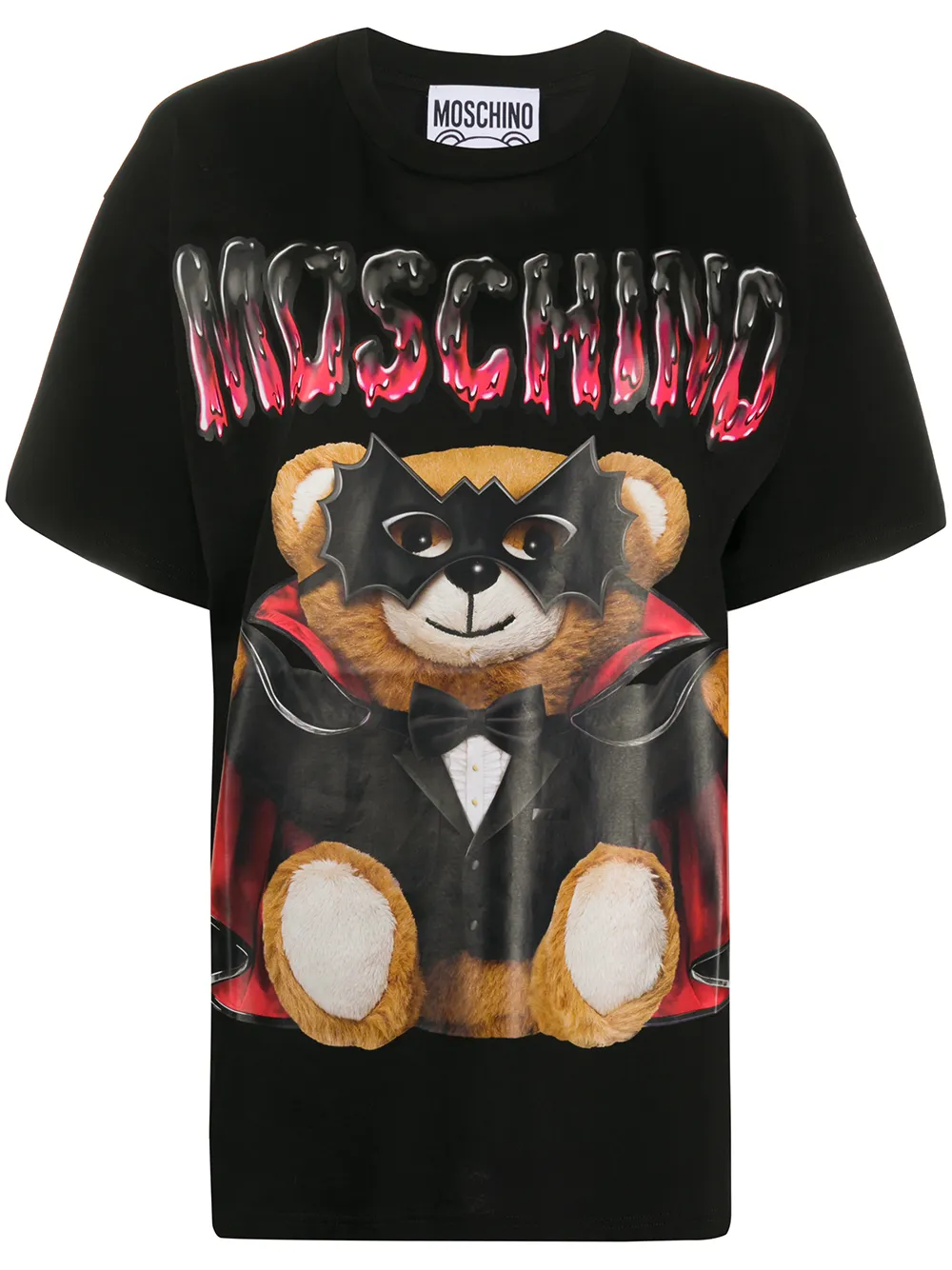 Moschino Oversized-T-Shirt Mit Teddy-Print FwkKL N3DqG Moschino Oversized-T-Shirt Mit Teddy-Print FwkKL N3DqG