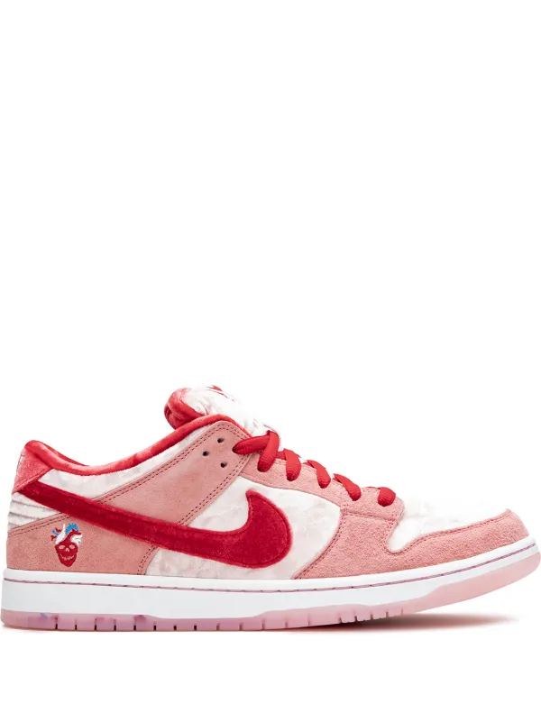 pink and red nikes