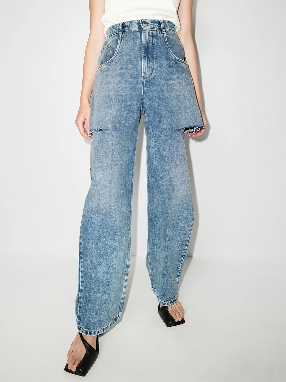 Maison Margiela Straight jeans - Blauw