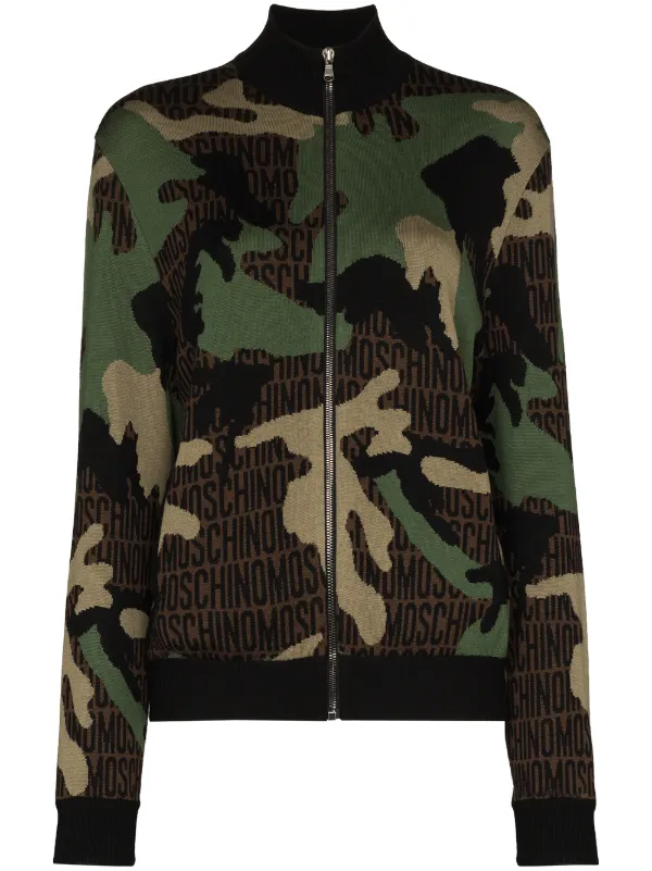 moschino camo hoodie