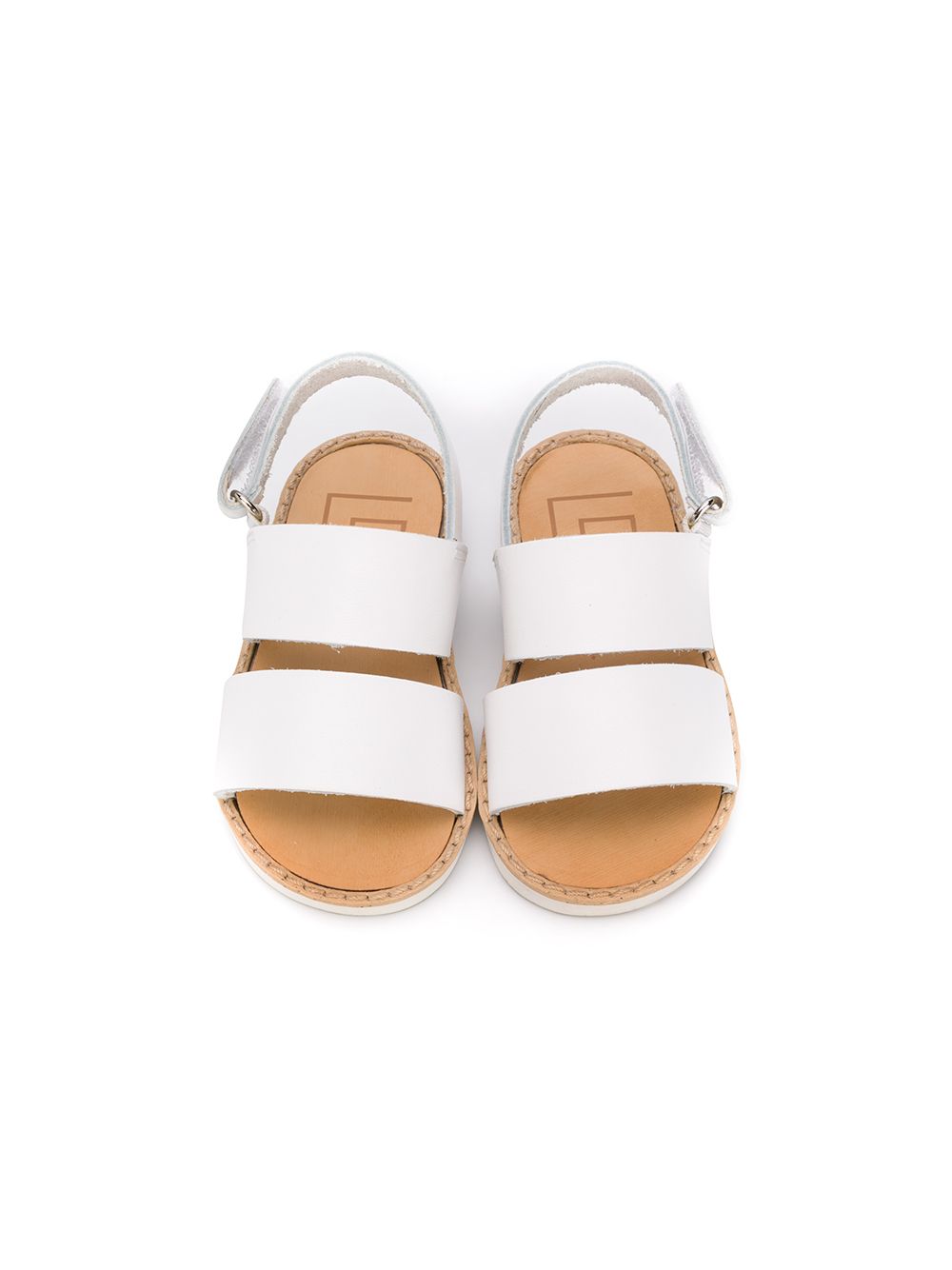 фото Babywalker low-heel double-strap sandals