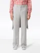Burberry striped skirt detail trousers