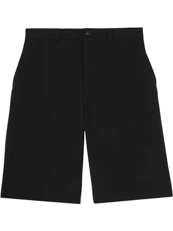 black burberry shorts