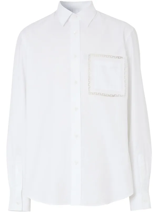 burberry lace shirt