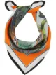 Image 1 of Burberry Monkey Print square scarf