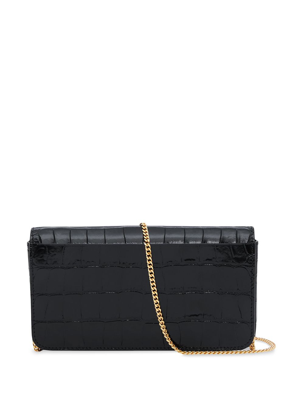 Burberry Embossed Wallet With Detachable Chain Strap - Farfetch