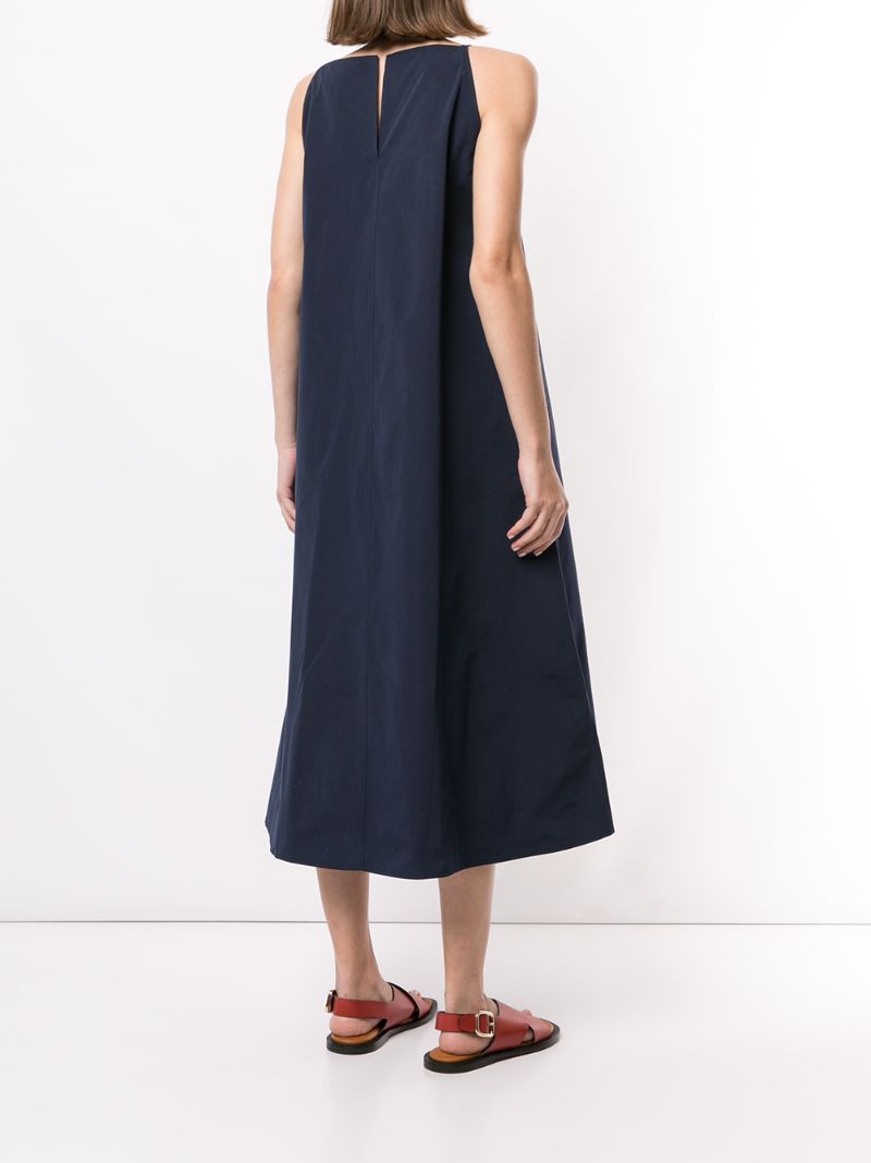 Shop Sofie D'hoore Dinara Sleeveless A-line Dress In Blue