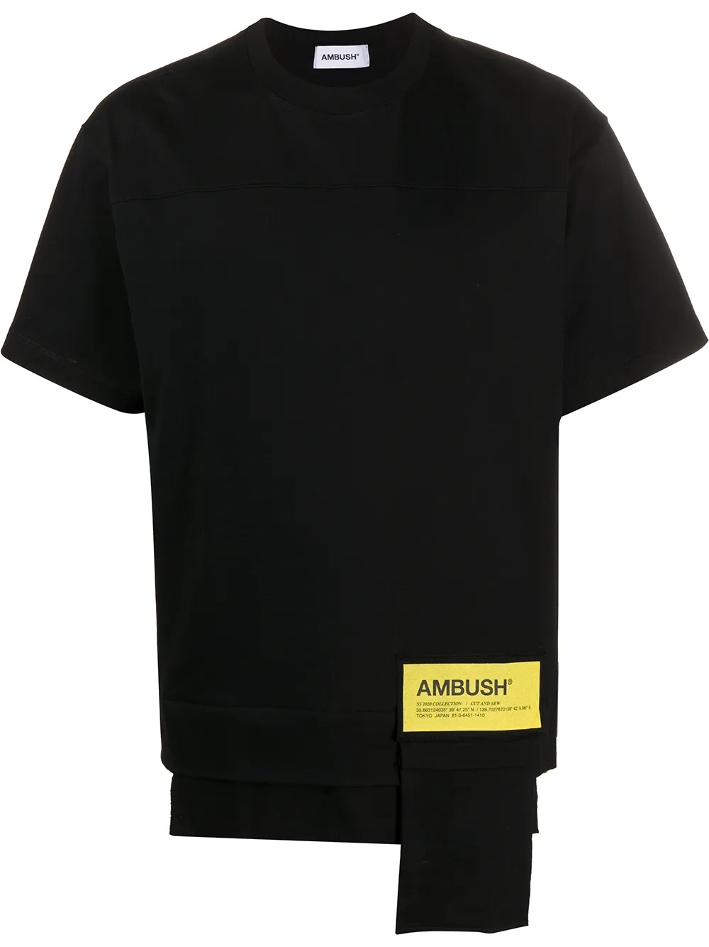 Ambush New Waist Pocket T-shirt In 黑色