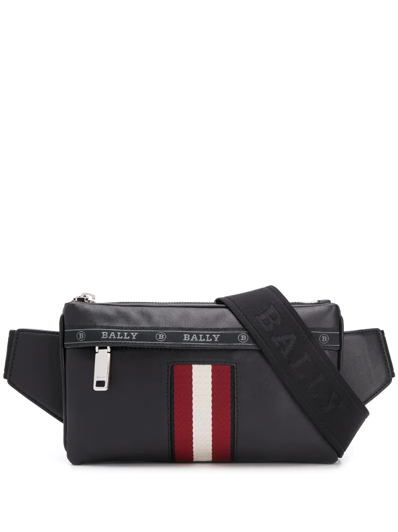 BALLY LOGO TAPE BELT BAG