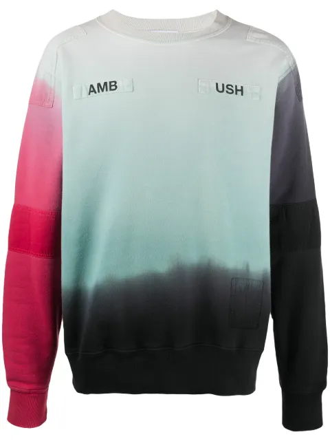 AMBUSH ombré logo-print sweatshirt