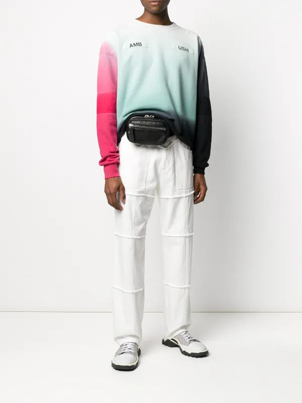 AMBUSH ロゴ スウェットシャツ | グリーン | FARFETCH JP