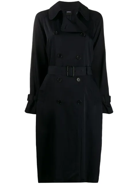 ASPESI twill trench coat