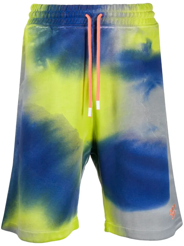 Marcelo Burlon County Of Milan Shorts Sportivi Con Fantasia Tie Dye -  Farfetch