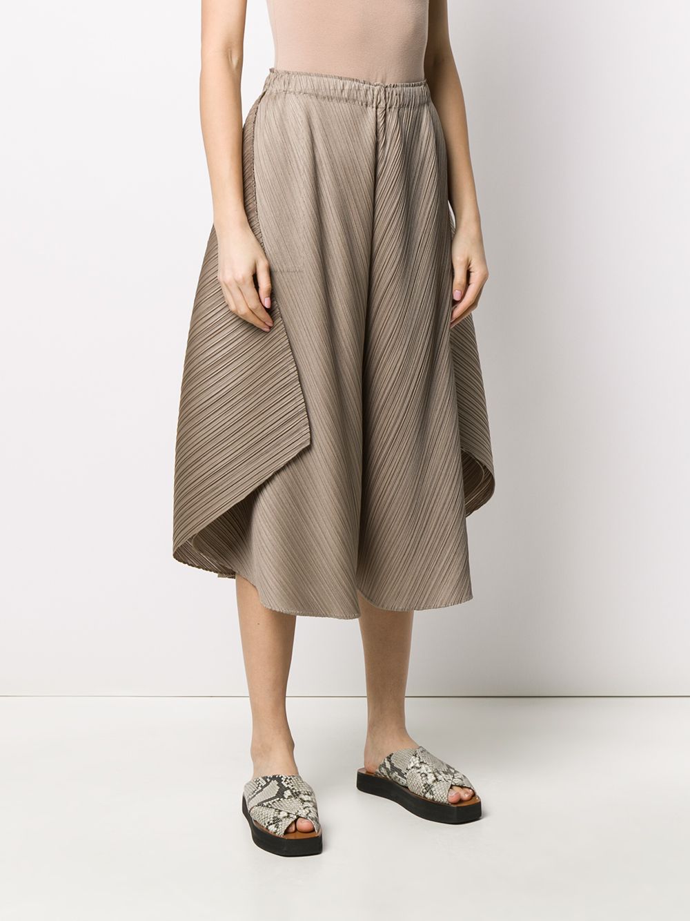 фото Pleats please issey miyake плиссированные брюки широкого кроя