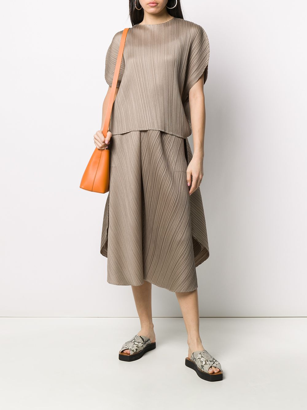 фото Pleats please issey miyake плиссированные брюки широкого кроя