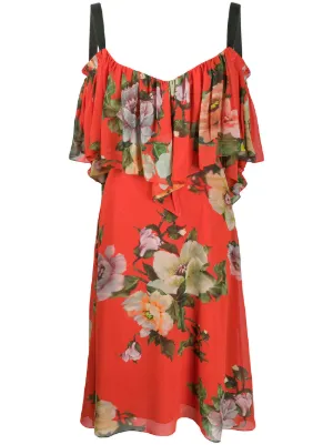 cocktail and party floral midi dress