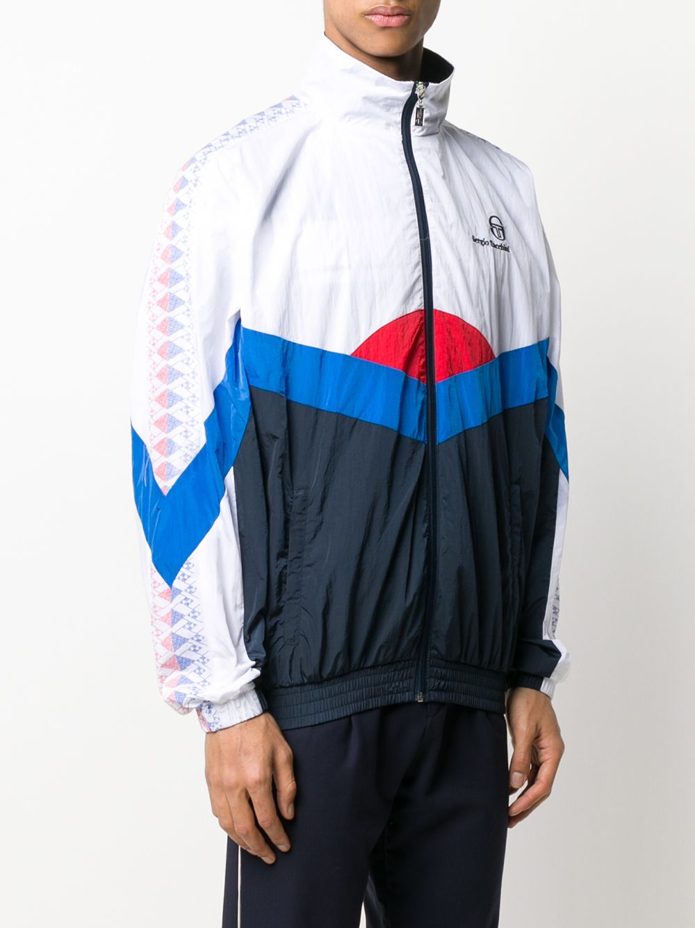 фото Sergio tacchini спортивная куртка в стиле колор-блок