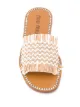 Miu Miu crystal-embellished raffia slides