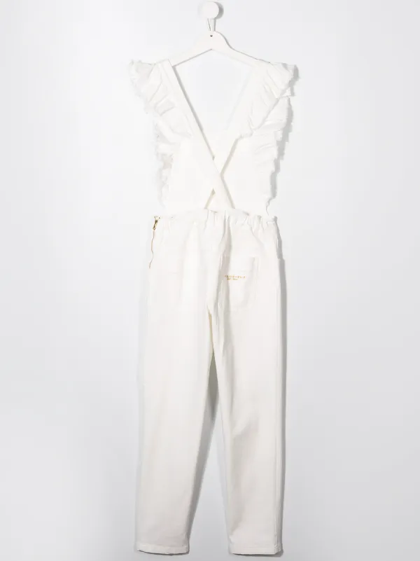 kids white jumpsuit