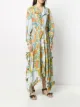 LANVIN Flower Swirl printed long dress