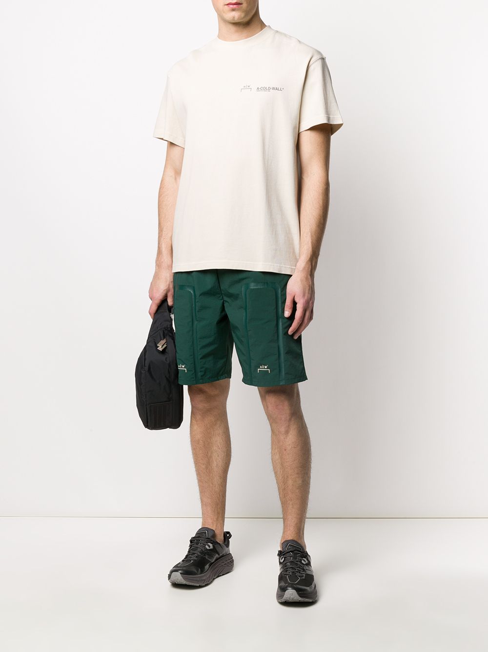 Shop A-COLD-WALL* Bracket Taped shorts with Express Delivery - FARFETCH