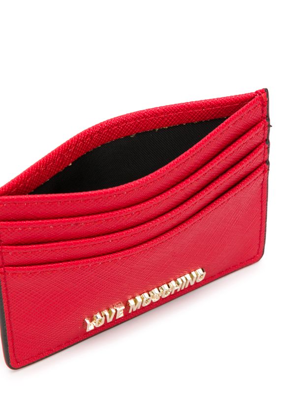 Love Moschino logo cardholder wallet 