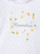 Monnalisa بيجاما مطرزة منقطة