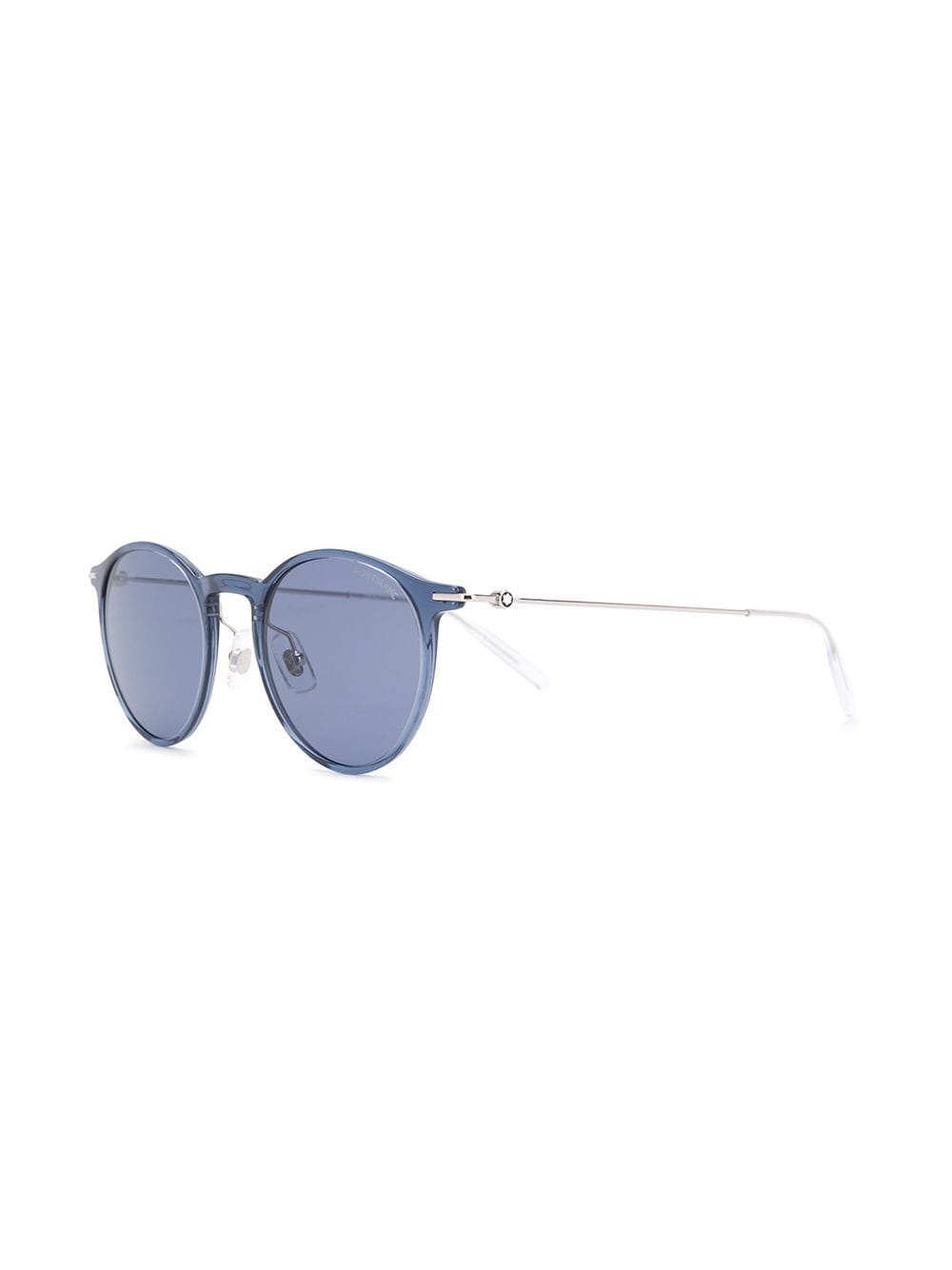 Image 2 of Montblanc transparent round-frame sunglasses