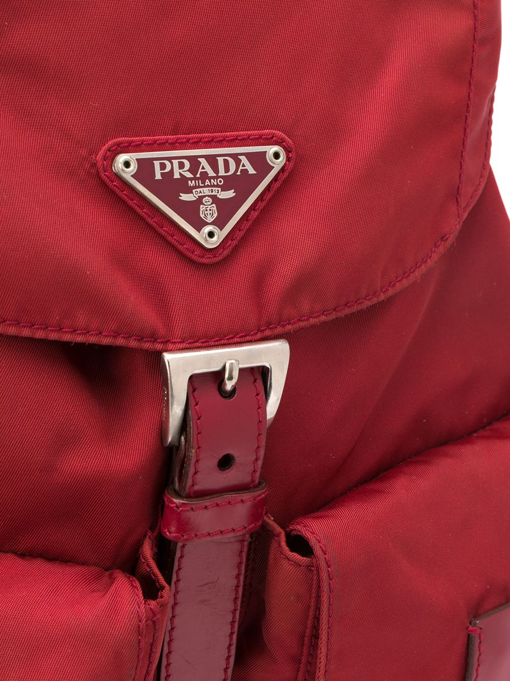 фото Prada pre-owned рюкзак с пряжками