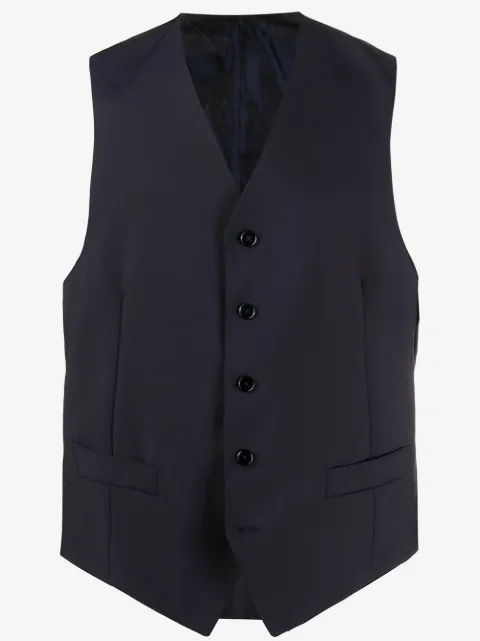 Dell'oglio V-neck single-breasted waistcoat