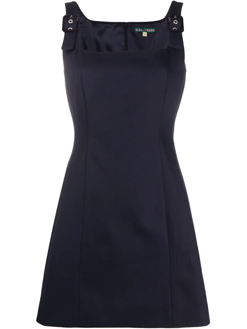 Alexa Chung A-line Pinafore Dress In 