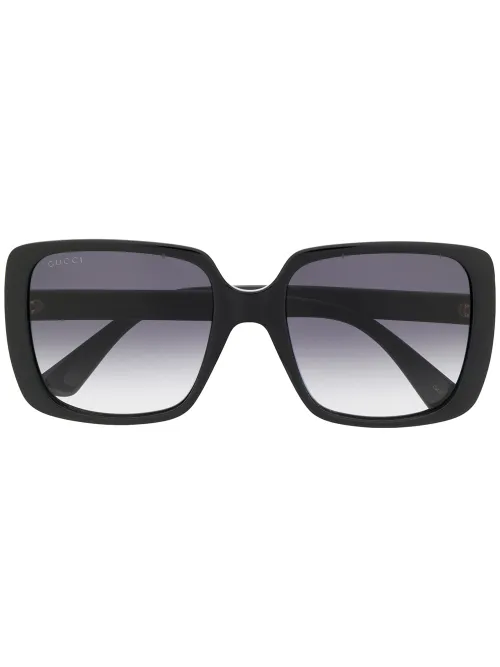 Lunettes de soleil à monture carrée - Gucci Eyewear - Modalova