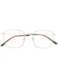 Gucci Eyewear GG0681O soft square-frame glasses - Gold