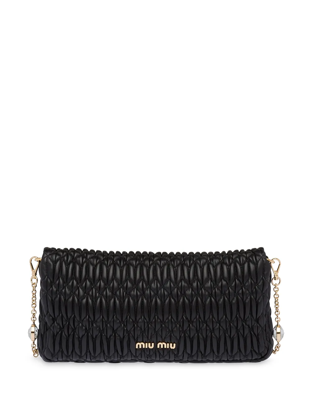 Miu Miu Miu Miu Iconic Crystal Shoulder Bag - Farfetch