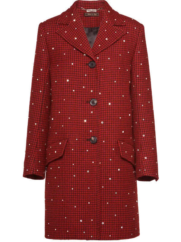 houndstooth check jacket