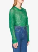 Miu Miu sequin-embellished mesh-knit jumper