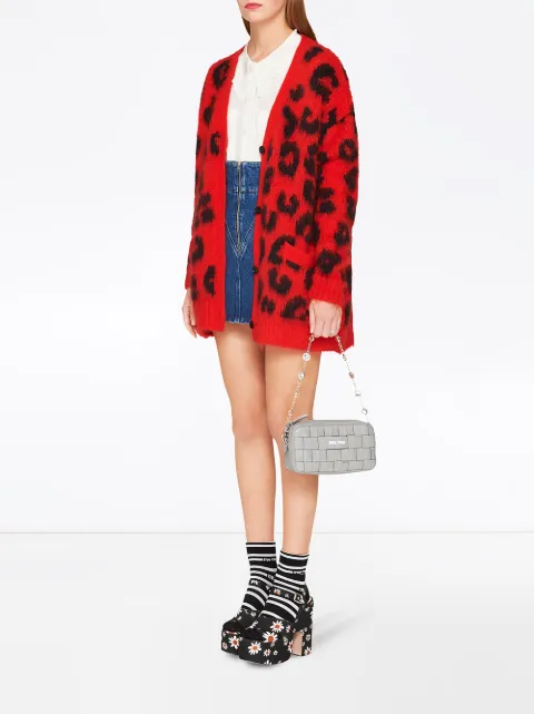 Miu Miu レオパード カーディガン 通販 - FARFETCH