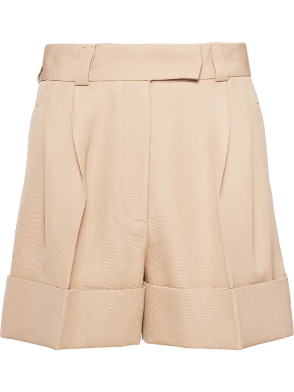 high waisted tailored shorts