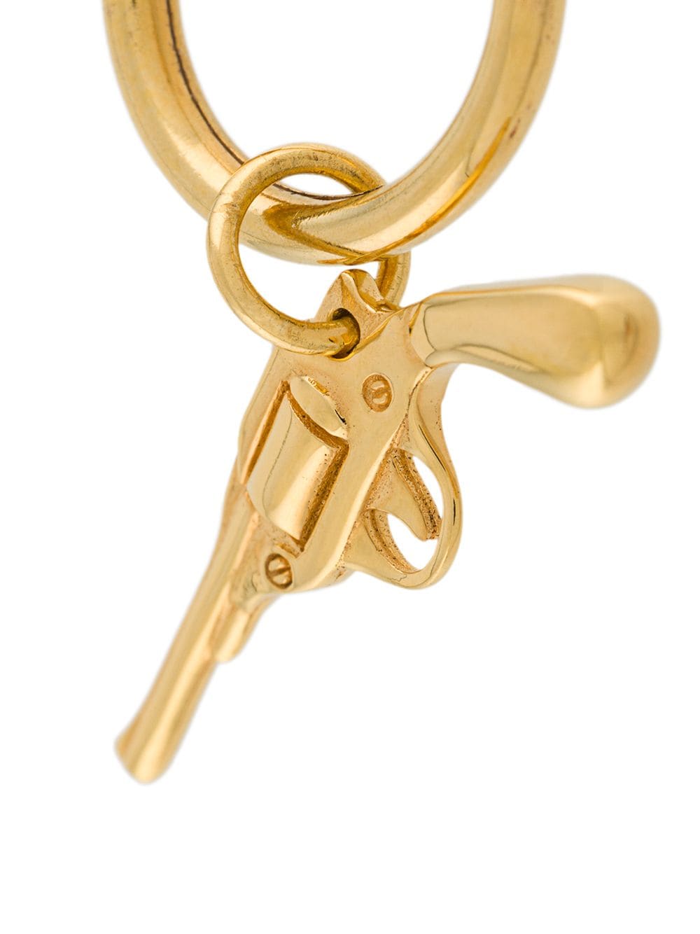 Shop True Rocks Pistol Hoop Earring In Gold