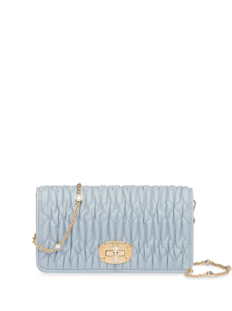 miu miu matelassé mini crossbody bag