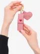 Miu Miu logo plaque keychain