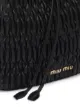 Miu Miu crystal nappa leather bucket bag