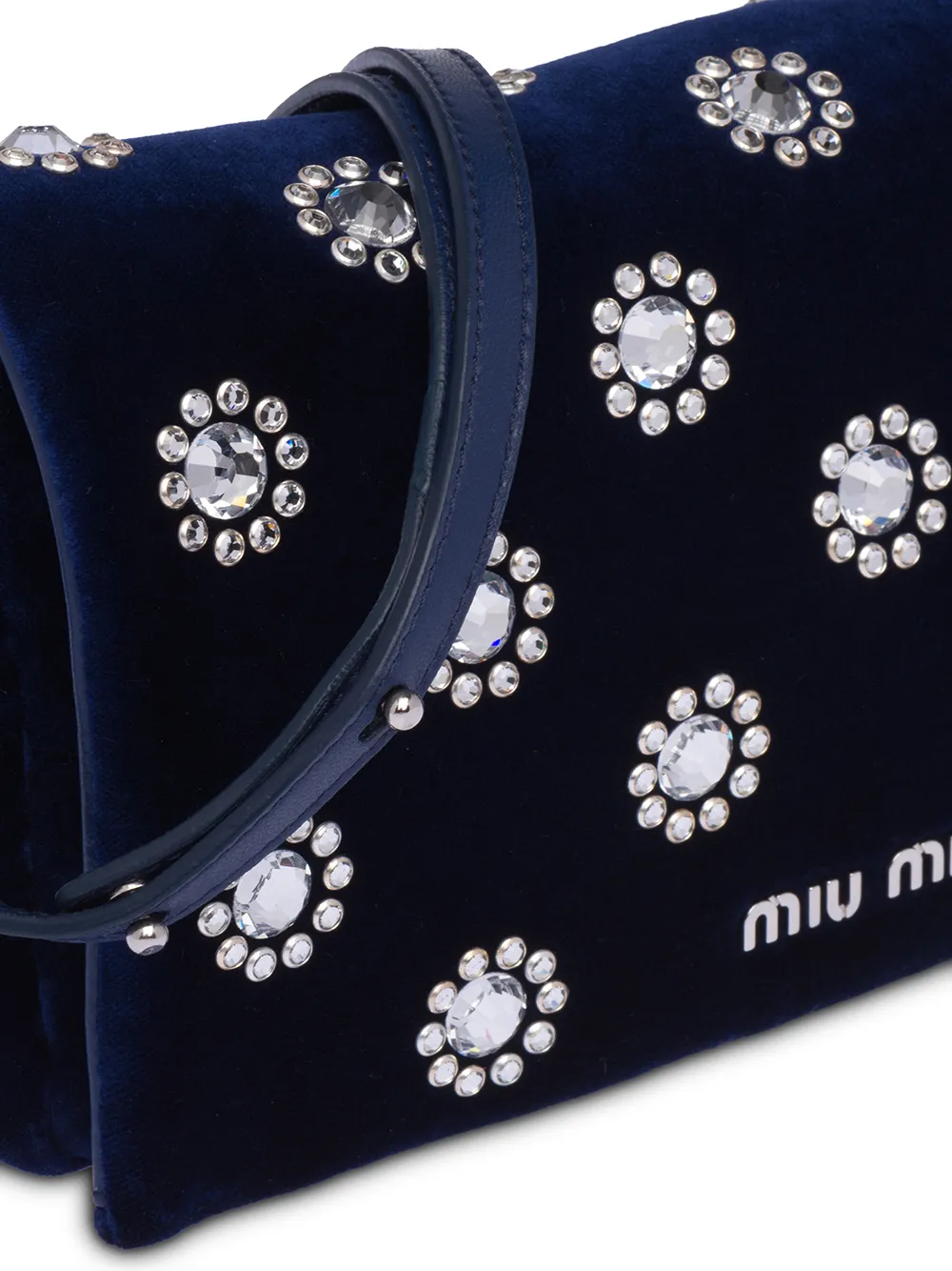 фото Miu miu клатч starlight с кристаллами