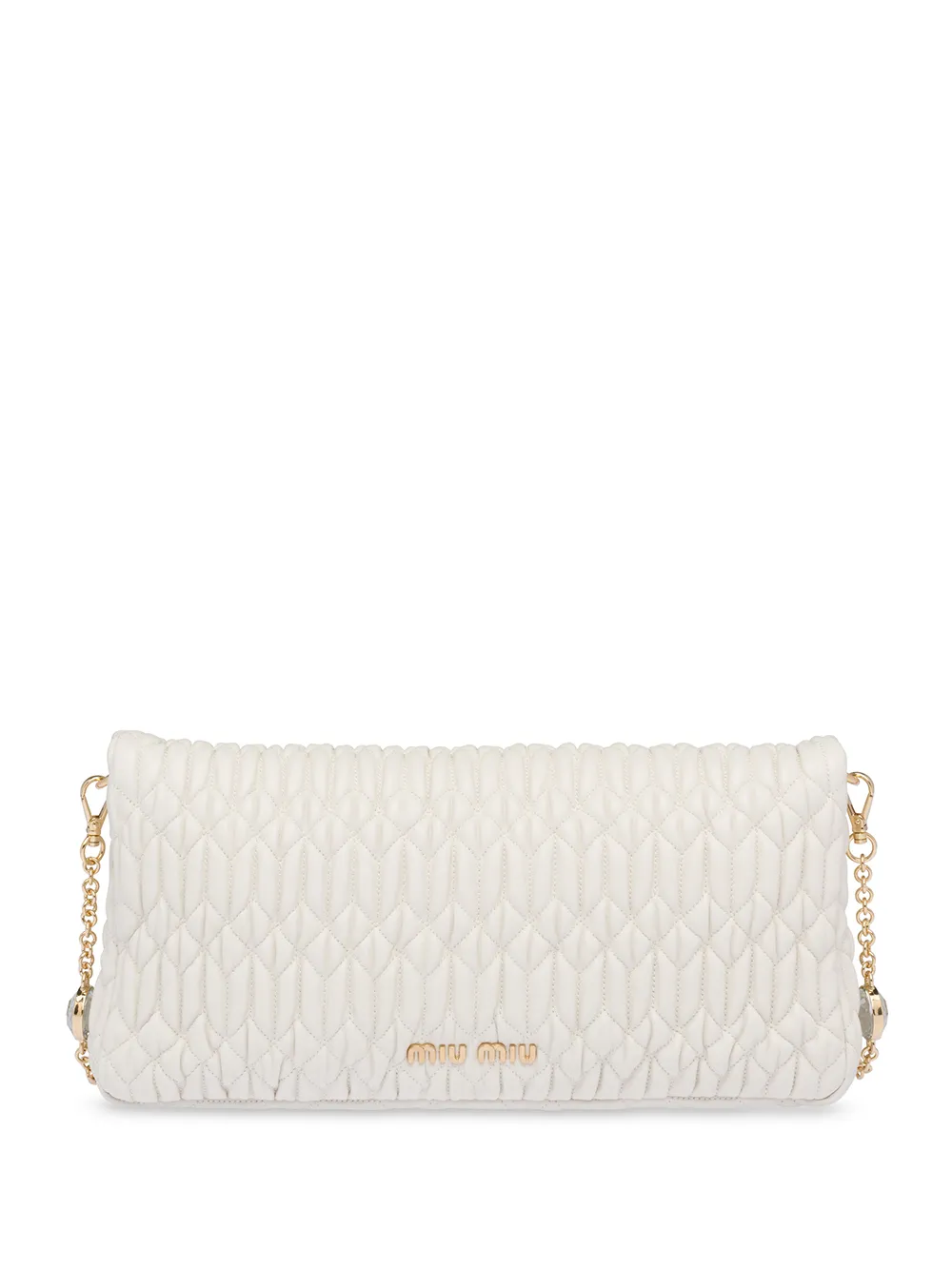 Miu Miu Miu Miu Iconic Crystal Shoulder Bag Farfetch